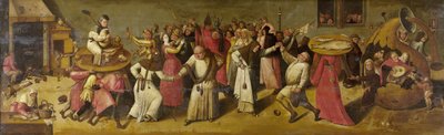 カーニバルとレントの戦い、1600〜20年頃 作： Hieronymus Bosch