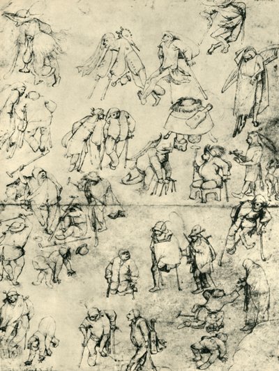 乞食、15～16世紀、1943年 作： Hieronymus Bosch