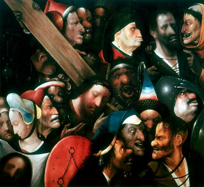 十字架を運ぶ、c1480-1516 作： Hieronymus Bosch