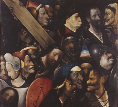 十字架を背負ったキリスト、1515年〜1516年 作： Hieronymus Bosch