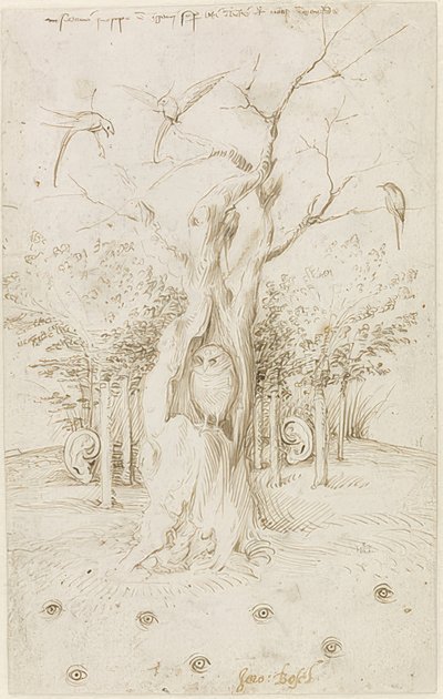 フィールドには目があり、森には耳があります 作： Hieronymus Bosch