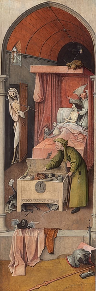 死と悲惨。 1485-1490頃 作： Hieronymus Bosch
