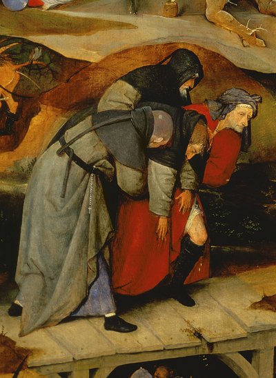 聖アントニウスの誘惑、1500年頃の詳細 作： Hieronymus Bosch