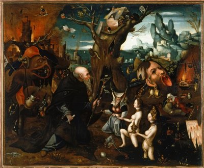聖アントニウスの誘惑 作： Hieronymus Bosch