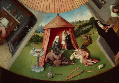 7つの主要な罪と最後の4つ 作： Hieronymus Bosch