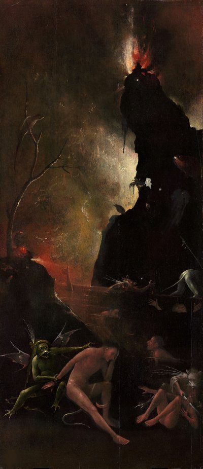 来世の4つのヴィジョン」1490年頃～1510年頃 作： Hieronymus Bosch