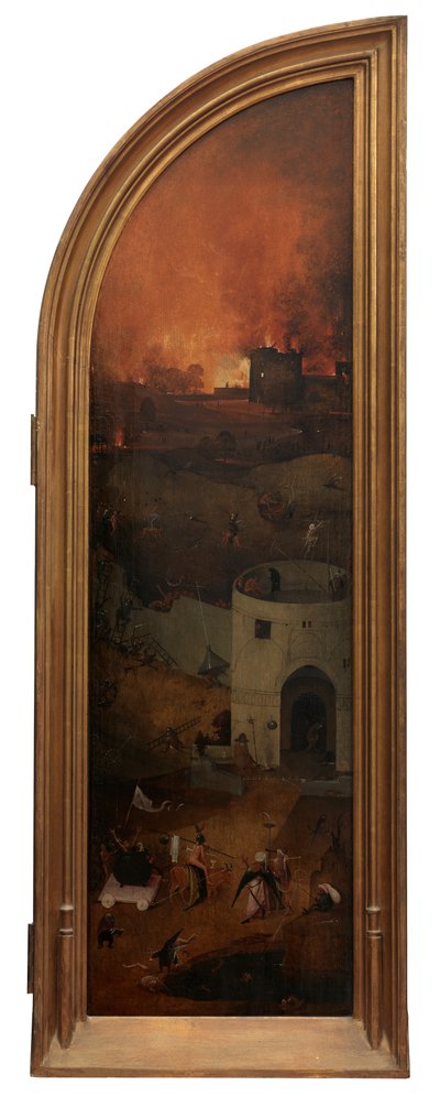 Painel direito do Juízo Final (óleo no painel) 作： ヒエロニムス・ボッシュ