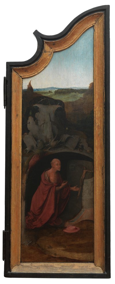 ヨブのトリプティクの右パネル、1500-24年頃（パネルに油彩） 作： Hieronymus Bosch