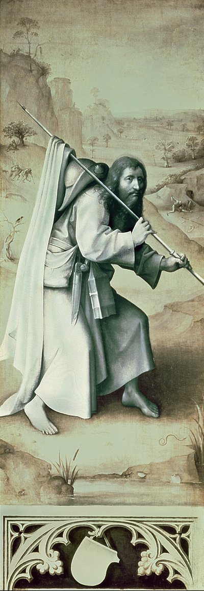 セントジェームスザグレーター、最後の審判の祭壇画の左翼の外観 作： Hieronymus Bosch