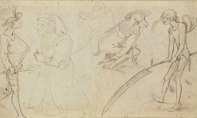 グロテスクな人物の研究 作： Hieronymus Bosch