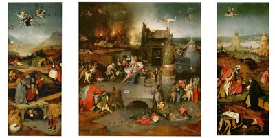 聖アントニウスの誘惑、1501年頃 作： Hieronymus Bosch