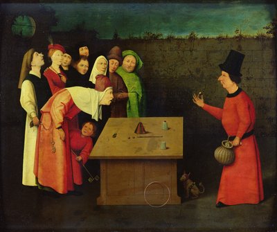 コンジュラー（パネルに油彩）（修復前） 作： Hieronymus Bosch