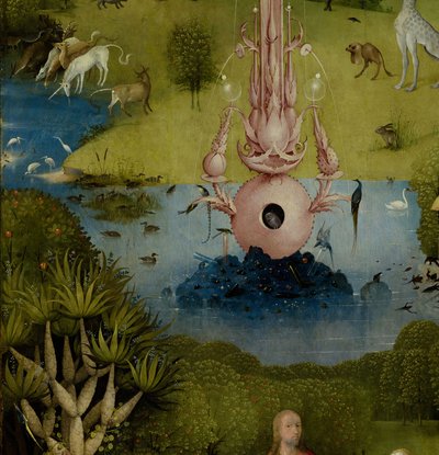 地上の喜びの庭、1490-1500 作： Hieronymus Bosch