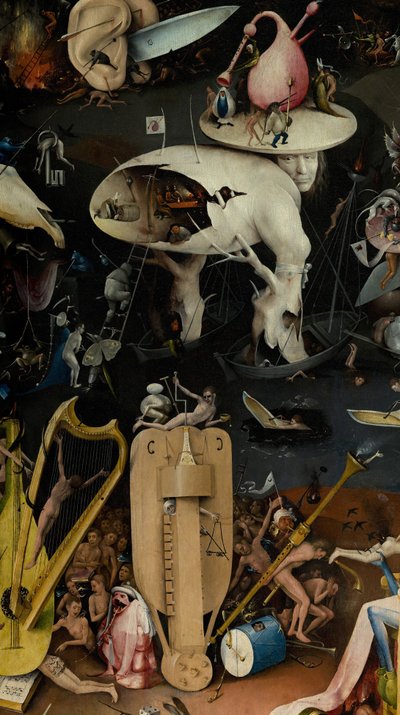地上の喜びの庭、1490-1500 作： Hieronymus Bosch