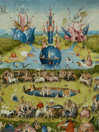 地上の喜びの庭、1490-1500 作： Hieronymus Bosch