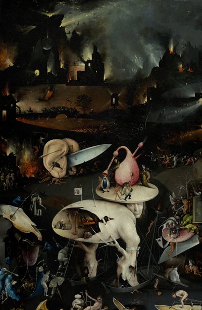 地上の喜びの庭、1490-1500 作： Hieronymus Bosch