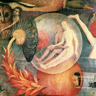 センター・オブ・アースリー・ディライト・ディテールの庭c。 1500 作： Hieronymus Bosch