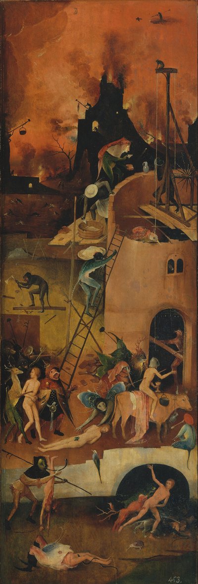 ヘイウェイントリプティク右パネルc。 1516 作： Hieronymus Bosch