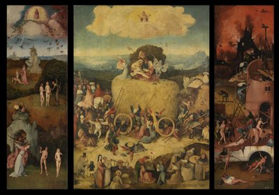 ヘイウェイントリプティック、c。 1516 作： Hieronymus Bosch