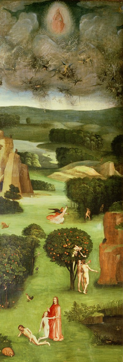 最後の審判（祭壇画）：左翼の内部 作： Hieronymus Bosch