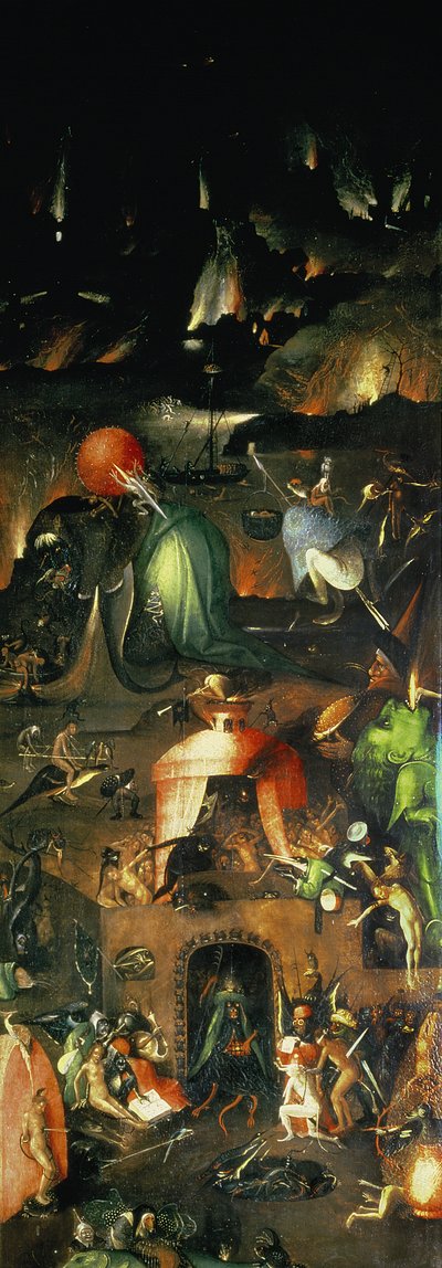 最後の審判（祭壇画）：右翼の内部 作： Hieronymus Bosch