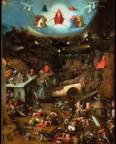 最後の審判」トリプティク、中央パネル、1485年頃 作： Hieronymus Bosch