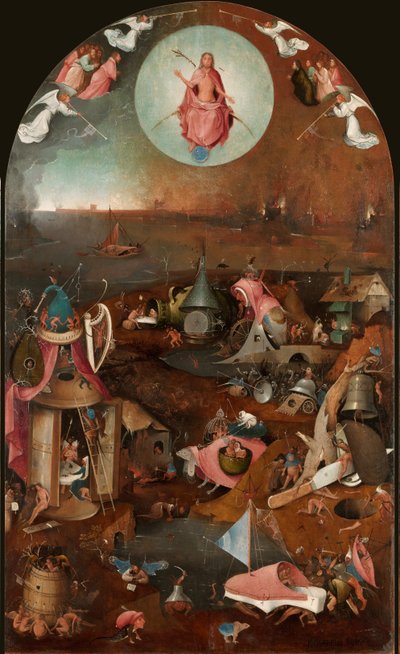 最後の審判」トリプティク 中央パネル 1490～1510年頃 作： Hieronymus Bosch