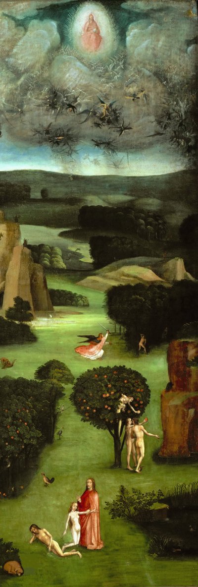 最後の審判のトリプティク」左パネル 1485年頃 作： Hieronymus Bosch