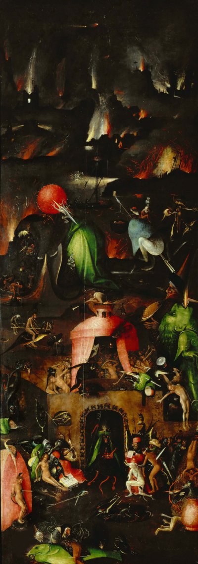 最後の審判のトリプティク」右パネル 1485年頃 作： Hieronymus Bosch