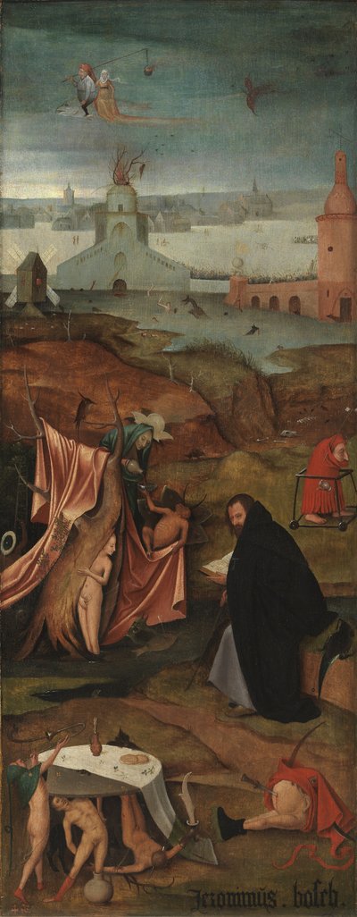 聖アントニウスの誘惑 作： Hieronymus Bosch