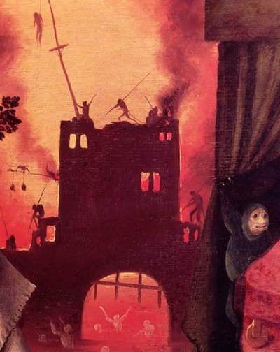 Tondals Vision、61761の書き込みゲートウェイパネルの詳細 作： Hieronymus Bosch