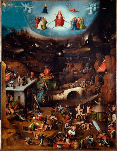 最後の審判のトリプティック」中央パネル 1504年頃（木の上の絵 作： Hieronymus Bosch