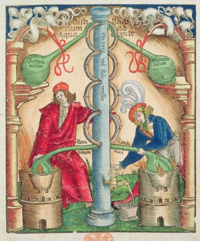 C.64.g.7 ストラスバーグの蒸留者向けマニュアルのタイトル ページ 作： Hieronymus Brunschwig