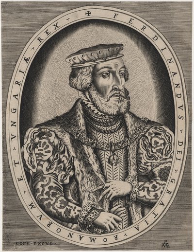 ローマ皇帝フェルディナンド1世 作： Hieronymus Cock