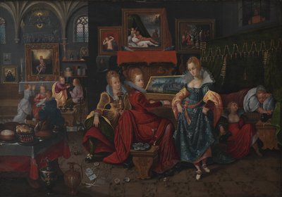 賢い乙女と愚かな乙女のたとえ 作： Hieronymus Francken II