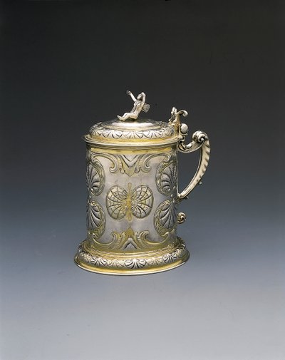 タンカード、ダンツィグ、1700年頃（パーセル・ギルト・シルバー 作： Hieronymus II Holl