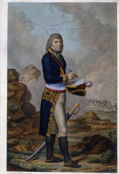 皇帝ナポレオン ボナパルト (1769-1821) の肖像画。 （皇帝ナポレオン・ボナパルトの肖像）。 Hilaire Ledru (1769-1840) の作品、水彩で着色された彫刻、1810 年頃。 フランスの芸術 作： Hilaire Ledru