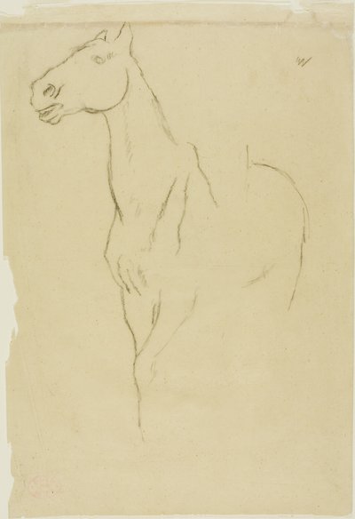 馬のターン・スリークォーター 作： Hilaire Germain Edgar Degas