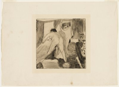 風呂を出る 作： Hilaire Germain Edgar Degas