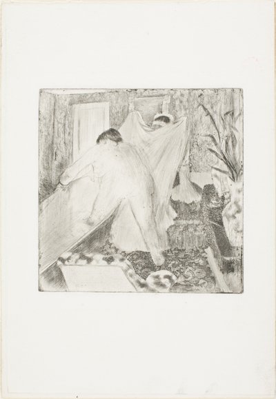 風呂を出る 作： Hilaire Germain Edgar Degas