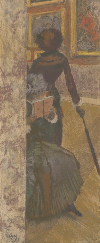 ルーブル美術館のメアリー・カサット絵画ギャラリー 作： Hilaire Germain Edgar Degas