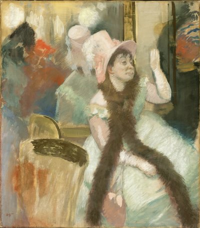 舞踏会後の肖像（ディーツ＝モナン夫人の肖像） 作： Hilaire Germain Edgar Degas