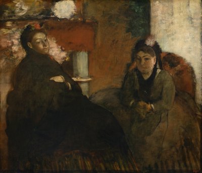 リゼル夫人とルーバン夫人の肖像 作： Hilaire Germain Edgar Degas