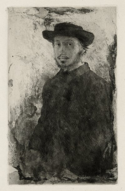 自画像 作： Hilaire Germain Edgar Degas