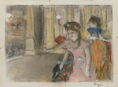 ステージ上の歌手たち 作： Hilaire Germain Edgar Degas