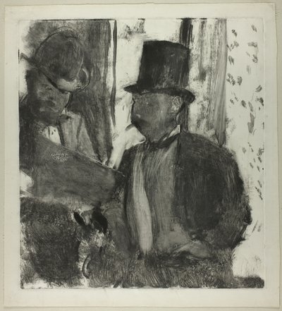 二人の目利き 作： Hilaire Germain Edgar Degas