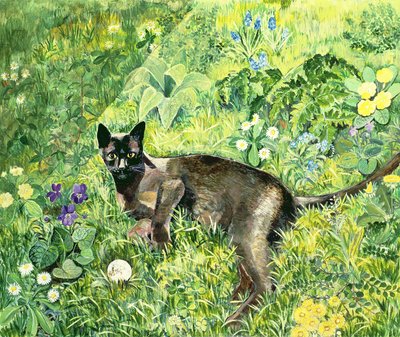 ゴルフ猫 作： Hilary Jones