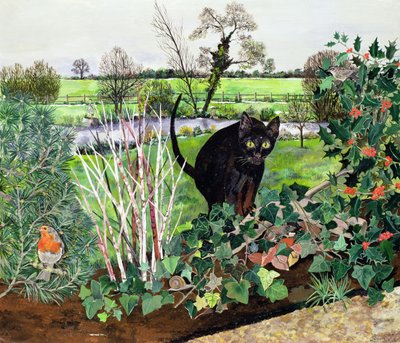 冬の猫 作： Hilary Jones