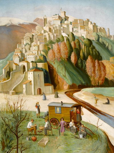 カーニュ・シュル・メール、フレンチ・リビエラ、1922-46 作： Hilda Mary Harvey
