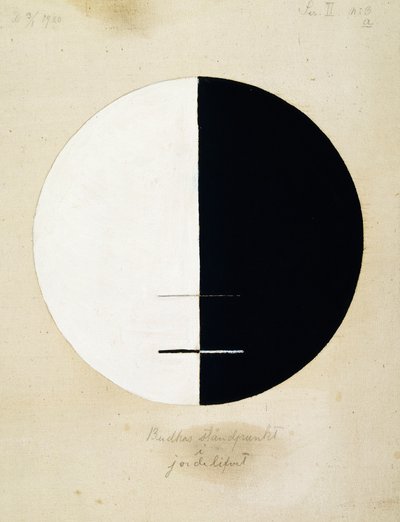 仏陀の地上生活における立場、No. 3a 作： Hilma af Klint